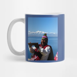 Shaman performing a blessing ceremony. Mug